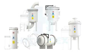 hydrodex FRP cartridge filter housing CAD 2D drawing